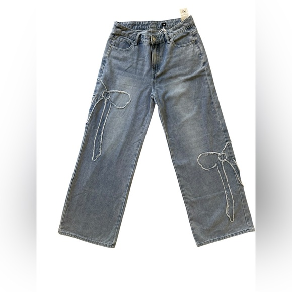 J for Justify Denim - J for Justify Light Blue Denim Wide leg Jeans Size Medium